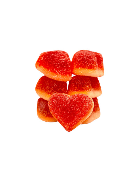 Filled Peach Hearts