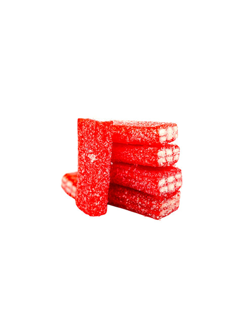 Sour Strawberry Bricks